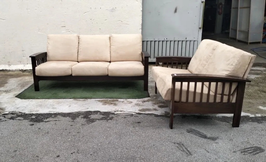 Kerusi Kayu 2+3 Seater Wooden Sofa INTERGO